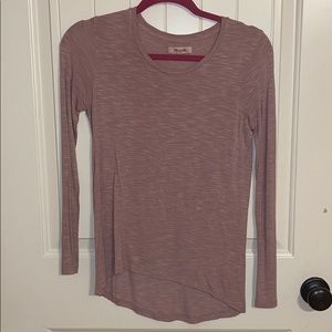 Madewell Pink long sleeve top